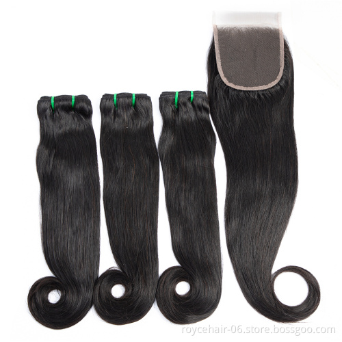Factory Price Can Be Dyed And Styled High Quality Top Grade Virgin Human Hair Unprocessed Indian Fumi Curve Straight Bundles